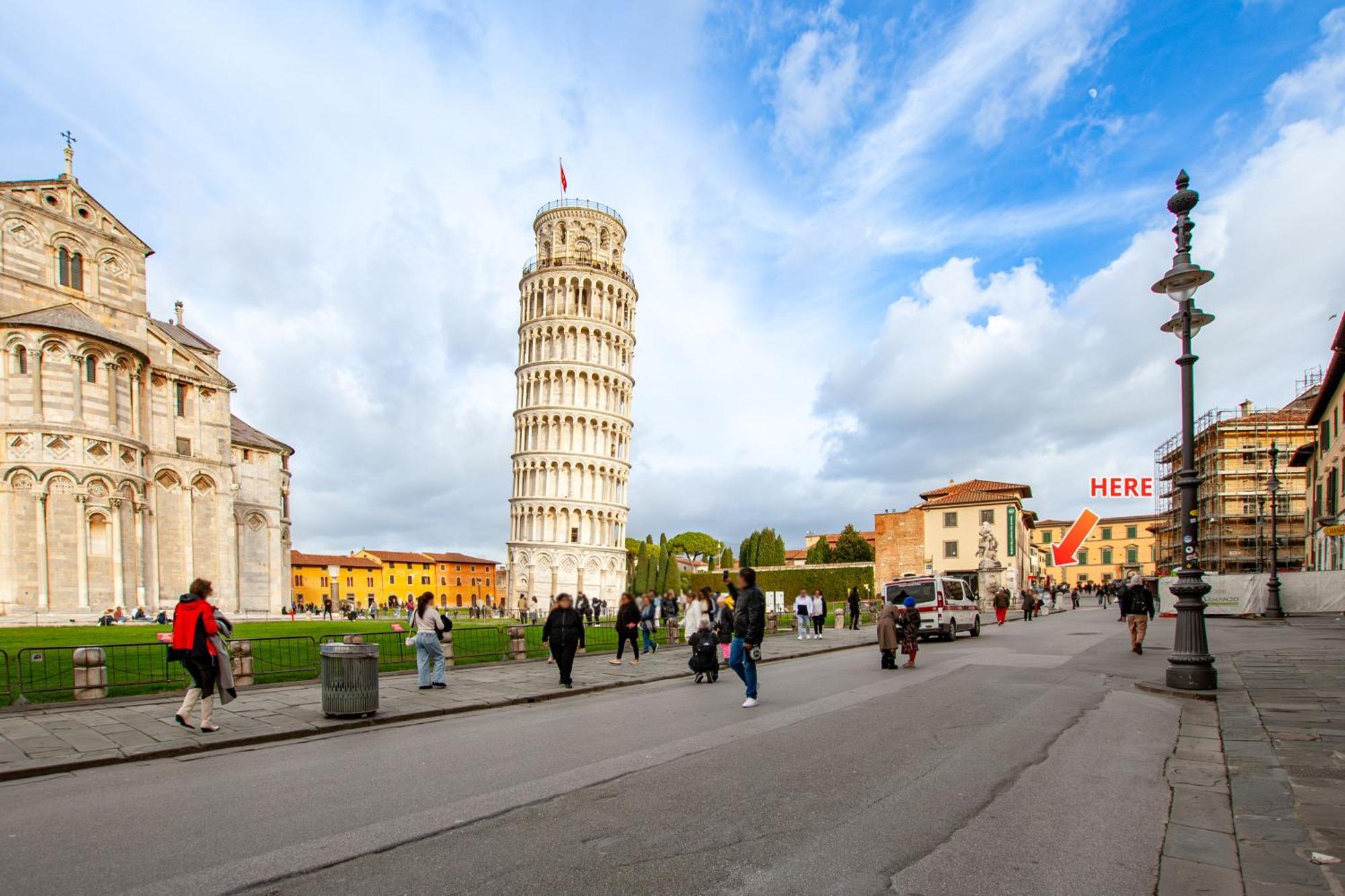 Apartamento Luxury House At The Tower Pisa Exterior foto